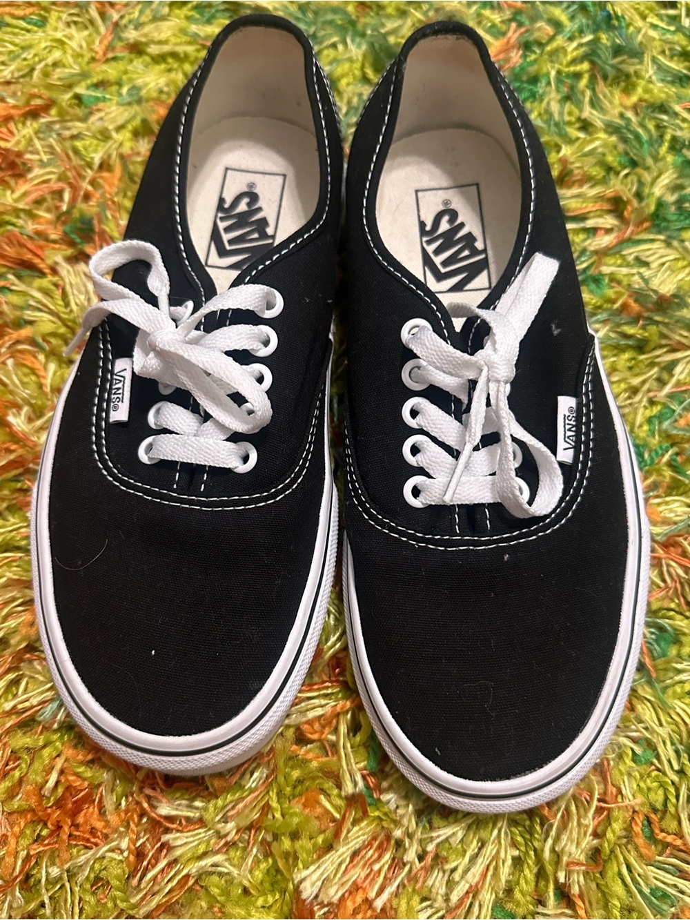 Vans Authentic Canvas Sneakers in Black